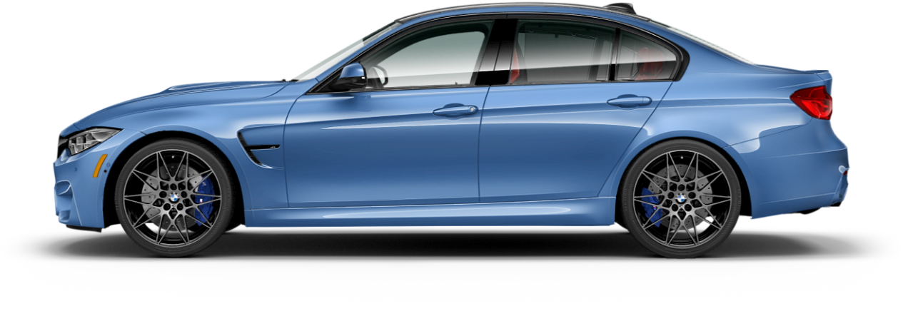 Blue BMW M3 Sports Car